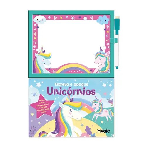 LOUSA ESCREVA E APAGUE UNICORNIOS