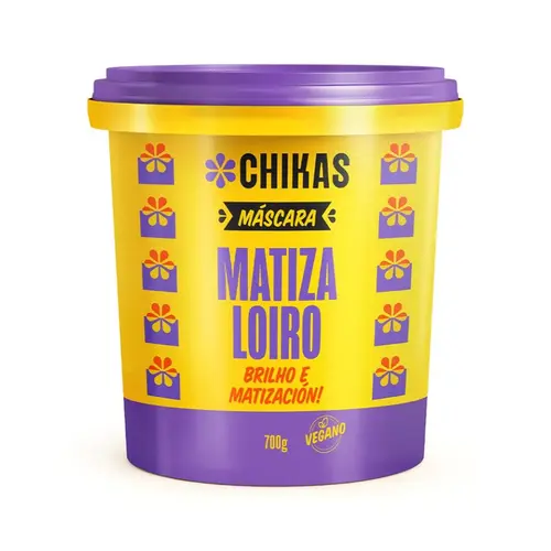 MÁSCARA DE TRATAMENTO CHIKAS MATIZA LOIRO 700G
