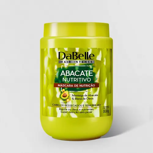 MASCÁRA DE TRATAMENTO DABELLE ABACATE NUTRITIVO 800G