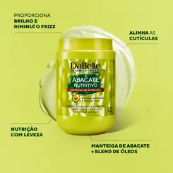 MASCÁRA DE TRATAMENTO DABELLE ABACATE NUTRITIVO 800G