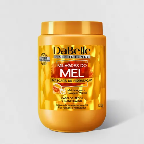 MÁSCARA DE TRATAMENTO DABELLE MILAGRES DO MEL 800G