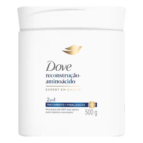 MASCARA DE TRATAMENTO DOVE RECONSTRUÇÃO + AMINOÁCIDOS  2 EM 1 500G