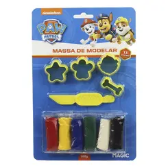 MASSA DE MODELAR 11 PECAS PATRULHA CANINA AZUL