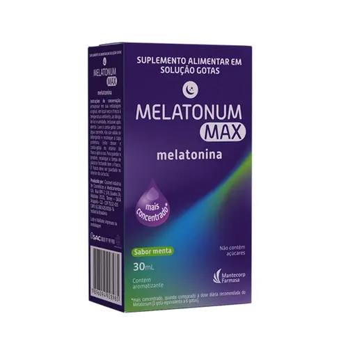 MELATONUM MAX - MELATONINA SABOR MENTA 30ML