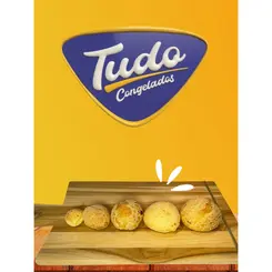 TUDO CONGELADOS PAO DE QUEIJO 1KG - UNIDADE 20G