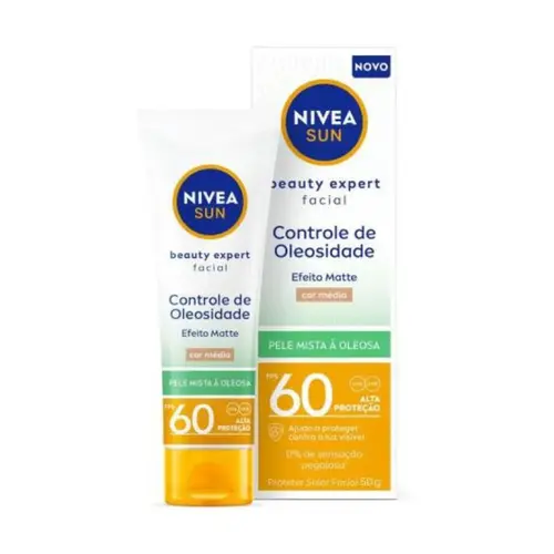 PROTETOR SOLAR FACIAL NIVEA UV FACE EXPERT FPS60 COR MEDIA 50ML