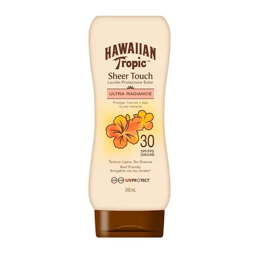 PROTETOR SOLAR HAWAIIAN SHEER TOUCH FPS30 ULTRA RADIANCE 240ML