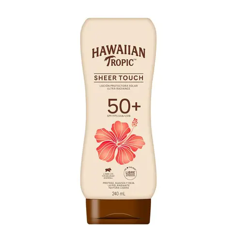 PROTETOR SOLAR HAWAIIAN SHEER TOUCH FPS50 ULTRA RADIANCE 240ML