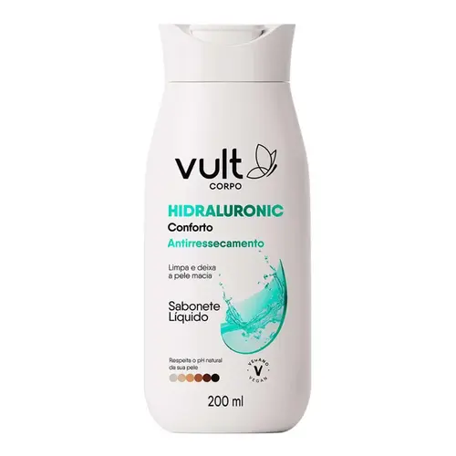 SABONETE LIQUIDO VULT HIDRALURONIC CONFORTO 200ML