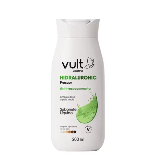 SABONETE LIQUIDO VULT HIDRALURONIC FRESCOR 200ML
