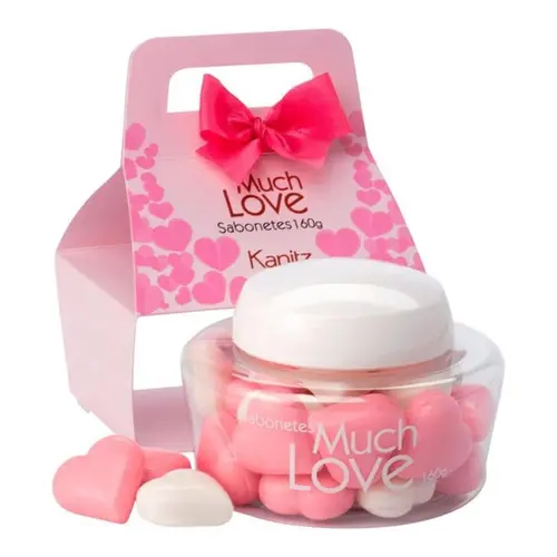 SABONETE MUCH LOVE MINI PINK 160G