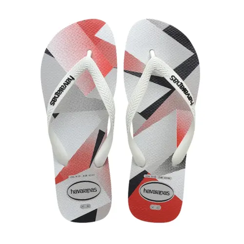 CHINELO HAVAIANAS TOP STYLE PRETO/BRANCO TAM/35