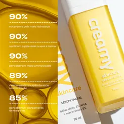 SERUM FACIAL ACIDO LATICO CREAMY - RENOVADOR SUAVE 30ML