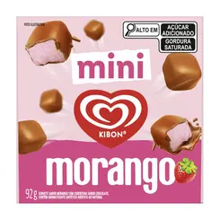 MINI SORVETE MORANGO KIBOM 92G