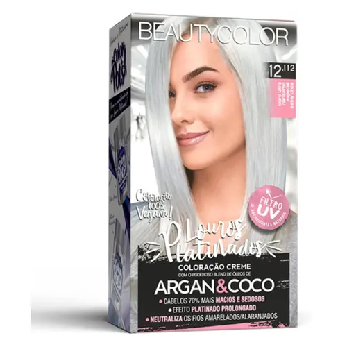 TINTURA BEAUTY COLOR KIT 12.112 LOURO ULTRA CLARISSIMO