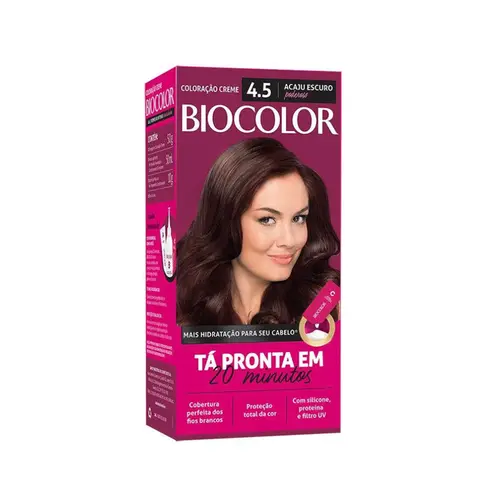 TINTURA BIOCOLOR KIT CR 4.5 ACAJU ESCURO