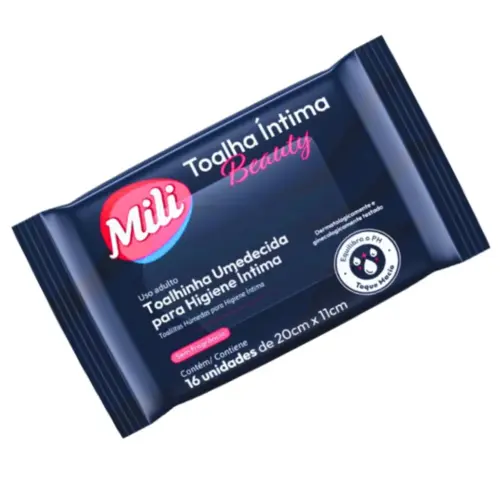 TOALHA INTIMA MILI BEAUTY 16UN