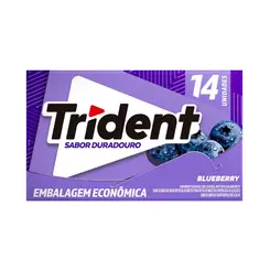 CHICLETE TRIDENT BLUEBERRY 14UN