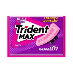 CHICLETE TRIDENT MAX COOL RASPBERRY 5UN
