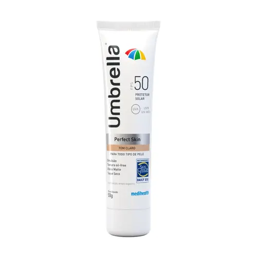 PROTETOR SOLAR FACIAL UMBRELLA PERFECT SKIN FPS50 TOM CLARO 50G