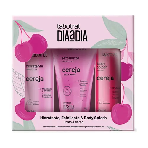 KIT LABOTRAT DIA A DIA CEREJA COM 3 ITENS