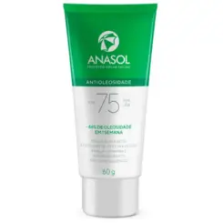 ANASOL PROTETOR SOLAR FACIAL ANTIOLEOSIDADE FPS75 COM 60G
