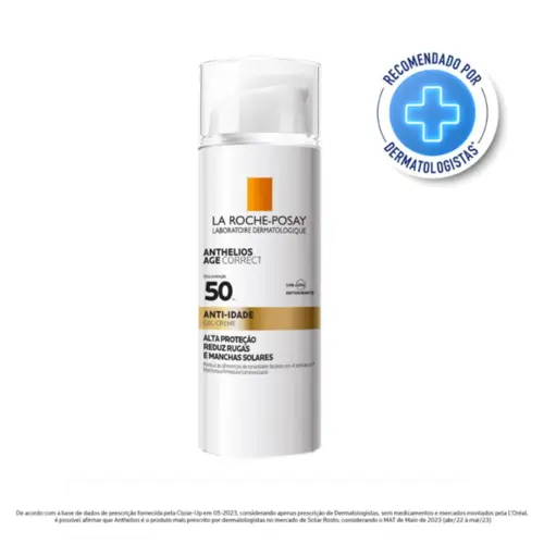 PROTETOR SOLAR FACIAL ANTI-IDADE LA ROCHE-POSAY ANTHELIOS AGE CORRECT FPS50 50G