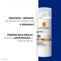 PROTETOR SOLAR FACIAL ANTI-IDADE LA ROCHE-POSAY ANTHELIOS AGE CORRECT FPS50 50G