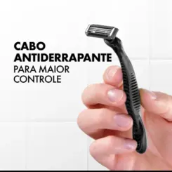 APARELHO DE BARBEAR DESCARTÁVEL GILLETTE PRESTOBARBA 3 CARBONO COM 2 UN