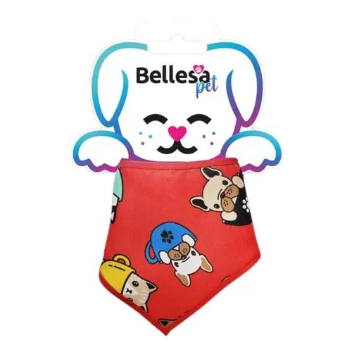BANDANA PET ESTAMPADA BELLESA PEQUENO