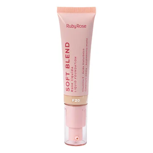 BASE LIQUIDA RUBY ROSE SOFT BLEND F20