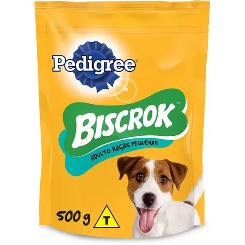 BISCOITO BISCROK PEDIGREE ADULTO RAÇAS PEQUENAS 500G