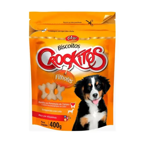 BISCOITO CROCKITOS COLOSSO FILHOTE 400G