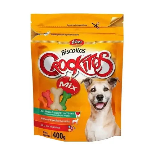 BISCOITO CROCKITOS MIX COLOSSO 400G