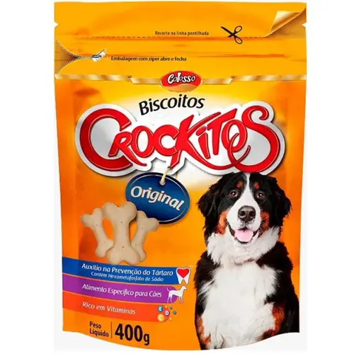 BISCOITO CROCKITOS ORIGINAL COLOSSO 400G