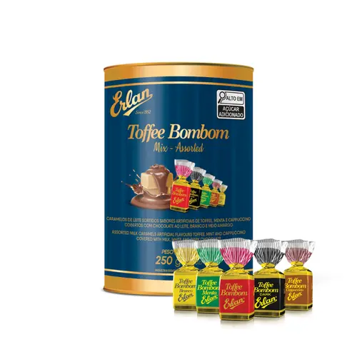 BOMBOM ERLAN TOFFEE MIX 250G