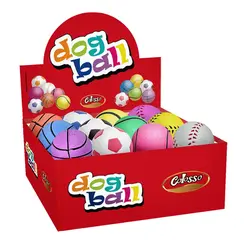 BOLA DE BORRACHA COLOSSO DOG BALL MODELO VARIADO