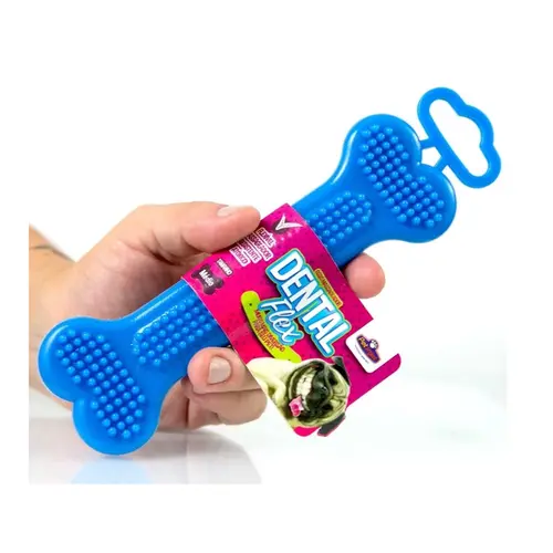 BRINQUEDO DENTAL FLEX MEDIO COLOSSO 15,5CM - COM VARIAÇÃO