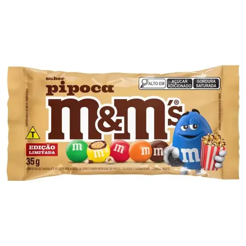 CHOCOLATE M&M PIPOCA 35G