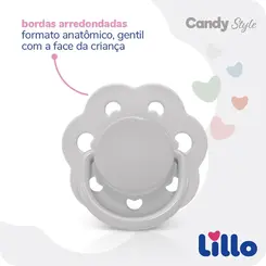 CHUPETA LILLO CANDY 0 A 6 MESES - COR NEUTRA
