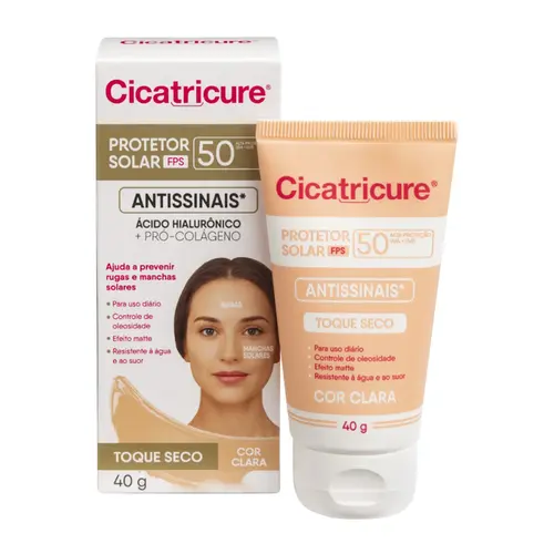 PROTETOR SOLAR FACIAL COR CLARA FPS50 40G