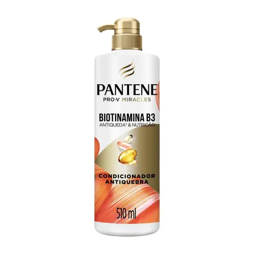 CONDICIONADOR ANTIQUEDA & NUTRIÇÃO PANTENE BIOTINAMINA B3 510ML