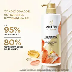 CONDICIONADOR ANTIQUEDA & NUTRIÇÃO PANTENE BIOTINAMINA B3 510ML