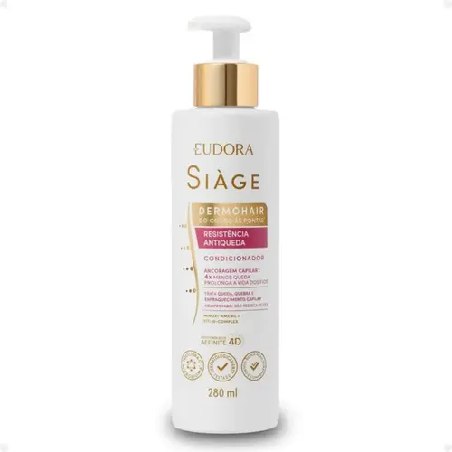 CONDICIONADOR EUDORA SIAGE DERMOHAIR RESISTÊNCIA ANTIQUEDA 280ML