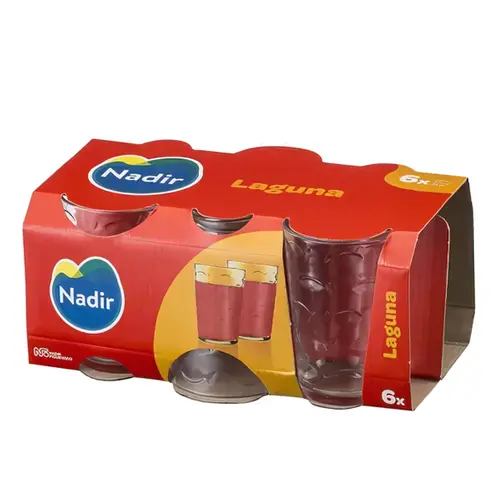 CONJUNTO DE COPOS NADIR LAGUNA C/6 UN