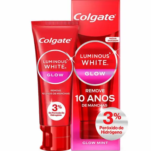 PASTA DE DENTE COLGATE LUMINOUS WHITE GLOW 70G
