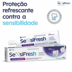 CREME DENTAL SENSIFRESH ALIVIO IMEDIATO 90G