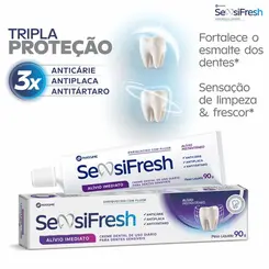 CREME DENTAL SENSIFRESH ALIVIO IMEDIATO 90G