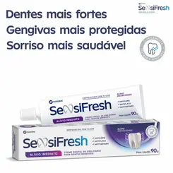CREME DENTAL SENSIFRESH ALIVIO IMEDIATO 90G