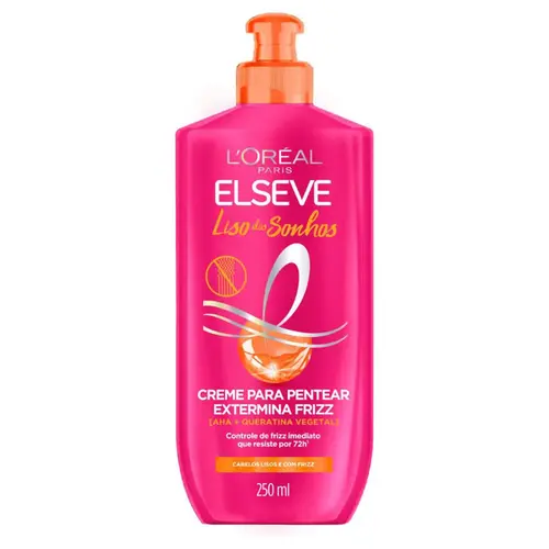CREME PARA PENTEAR LISO DOS SONHOS ELSEVE 250ML